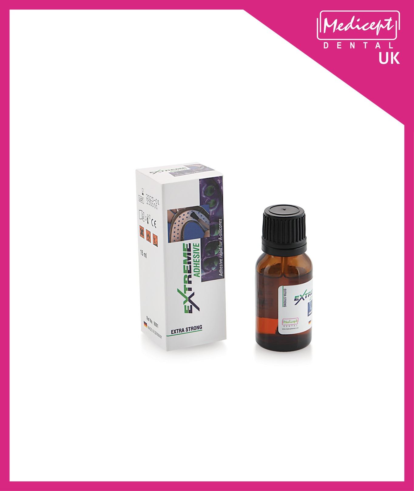 extreme-adhesive.jpg چسب مواد قالبگیری سیلیکونی افزایشی (A-Silicon) 9001 - تصویر 1