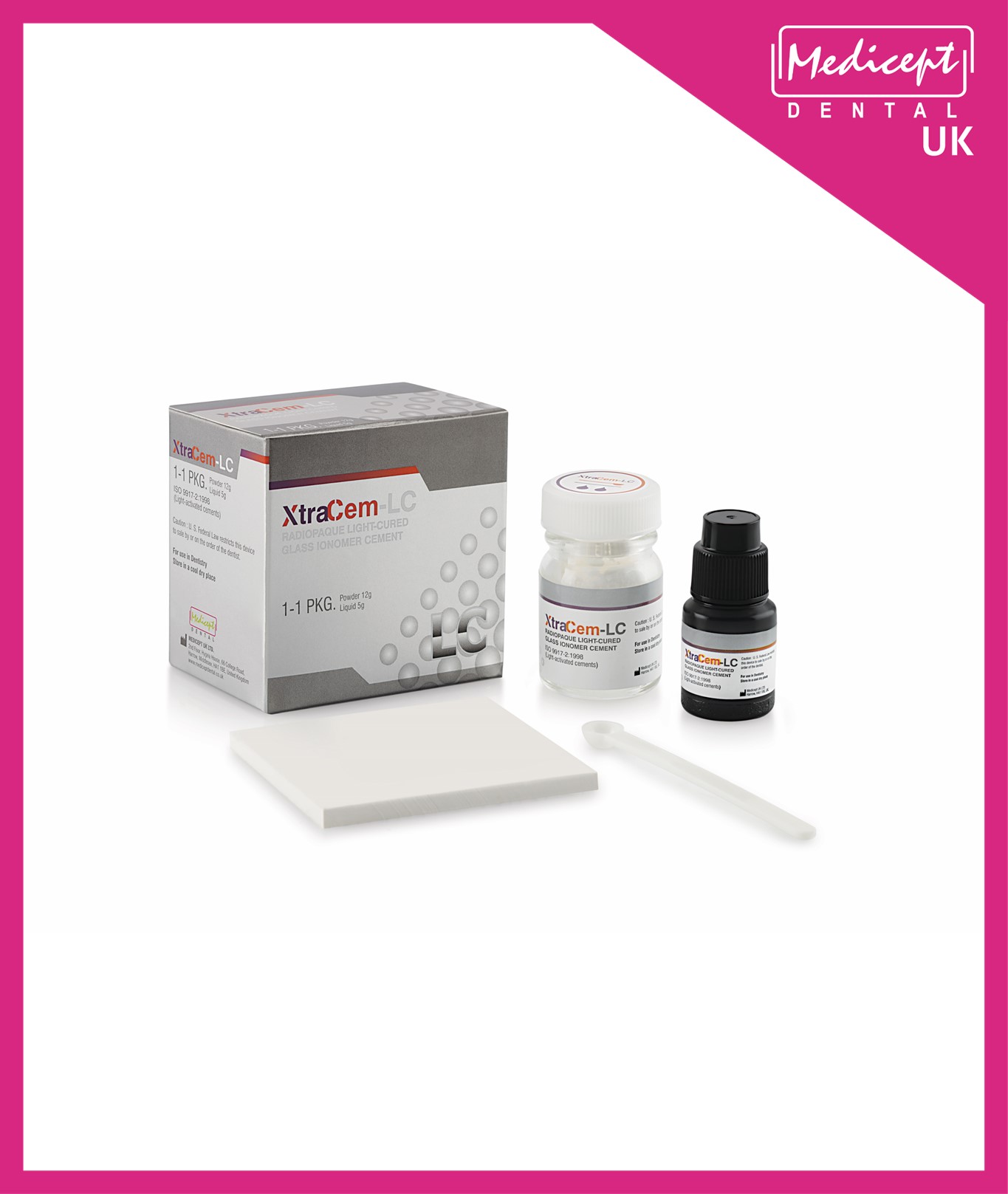 xtracem-LC.jpg سمان گلاس آینومر لایت کیور شونده 2002A2 - تصویر 1
