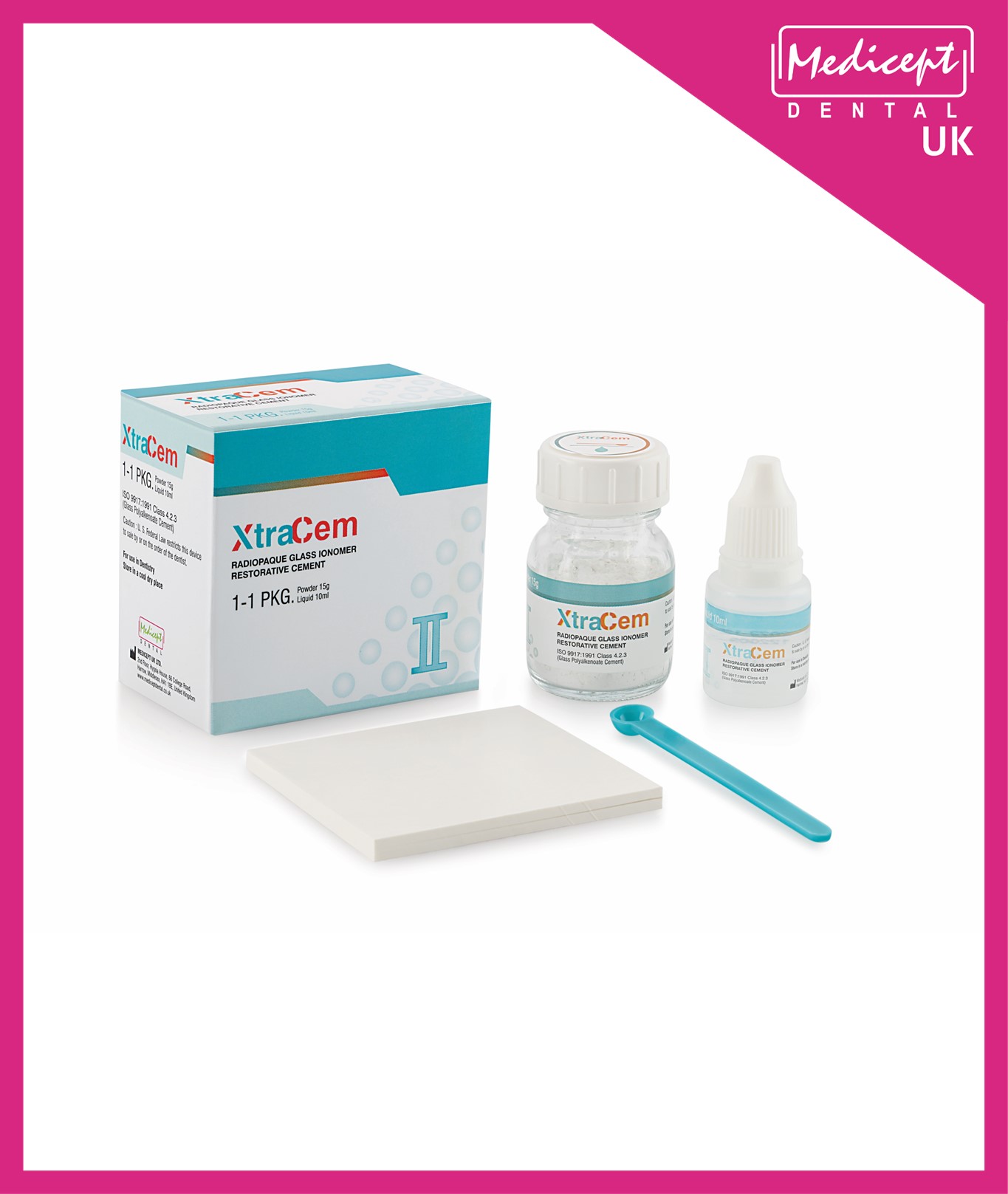 xtracem.jpg سمان گلاس آینومر ترمیمی 2001A2 - تصویر 1