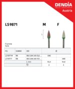 مولت پرداخت سرامیک شعله ای مخصوص آنگل LS9871 (بسته ۲ عددی) - تصویر 2