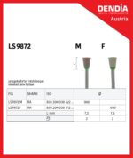 مولت پرداخت سرامیک مخروطی معکوس توخالی LS9872 (بسته ۲ عددی) - تصویر 2
